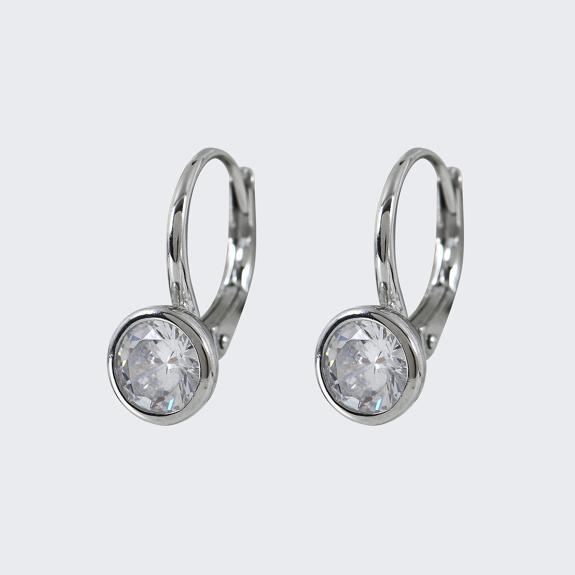 Trinity Drop Earrings in 925 Sterling Silver