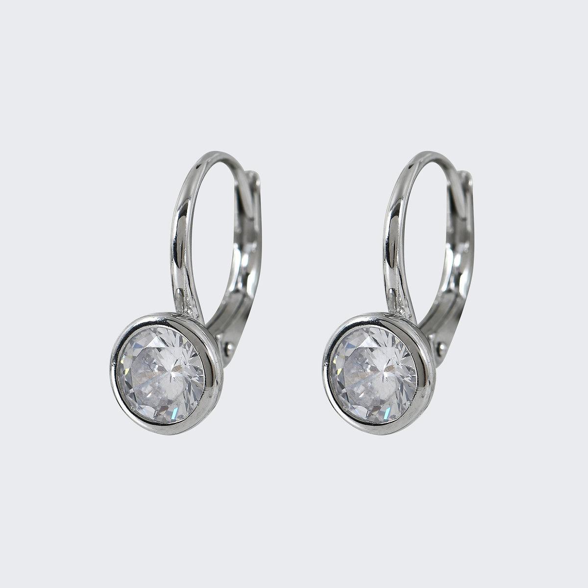 Trinity Drop Earrings in 925 Sterling Silver