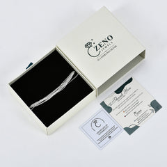 Cascade Link Bracelet in 925 Sterling Silver
