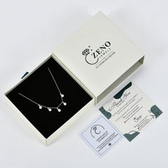 Luna Drop Necklace in 925 Sterling Silver