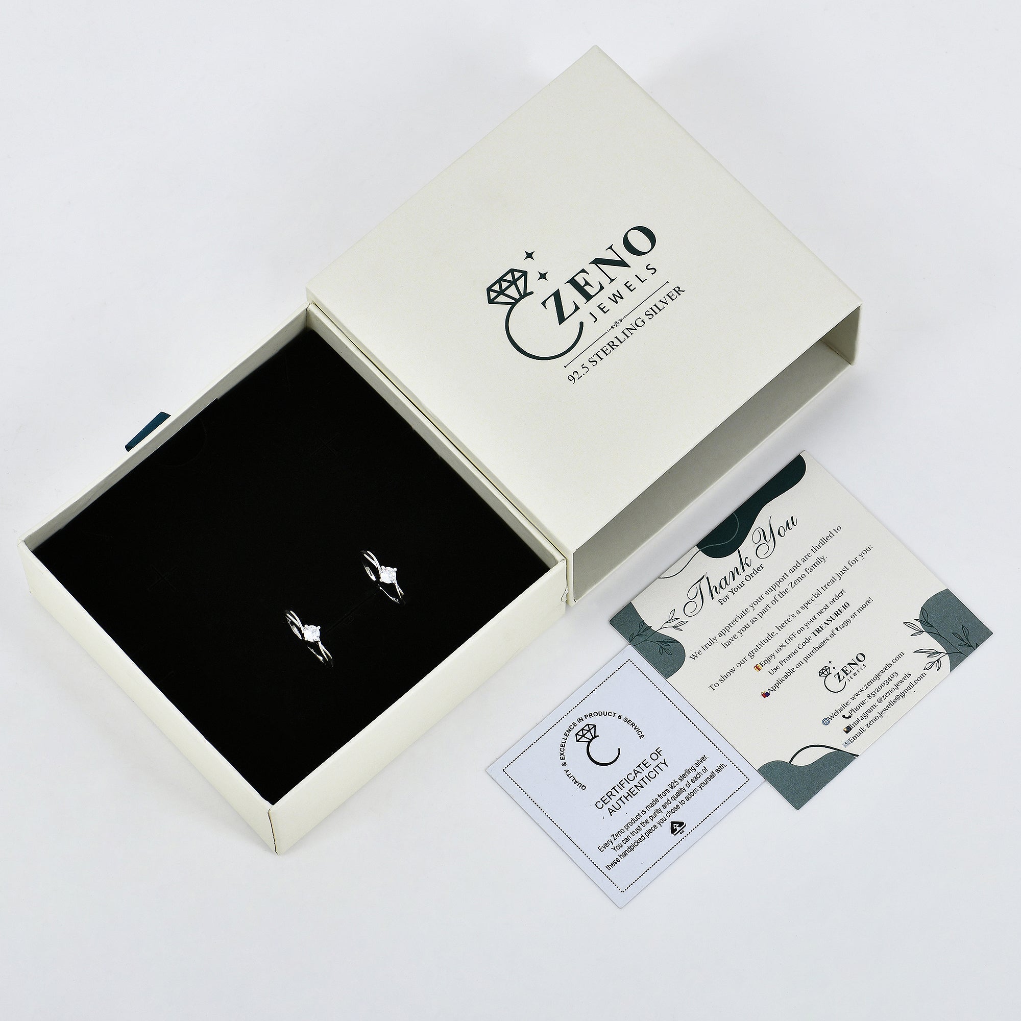 Zinnia Twist Solitaire Toe Rings in 925 Sterling Silver