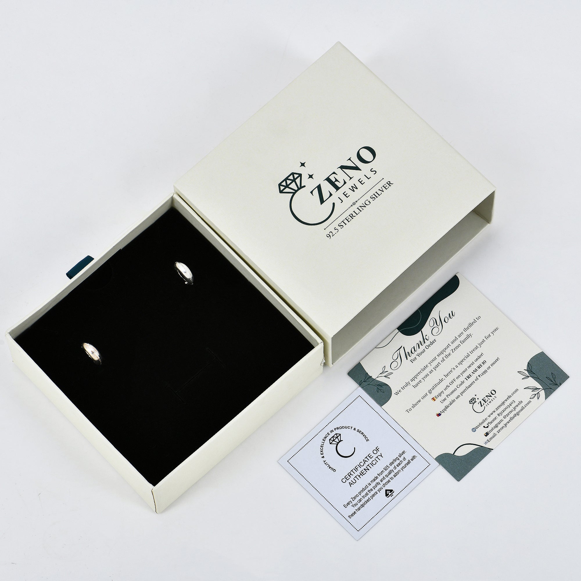 Men's Kaju Bali in 925 Sterling Silver - Pair
