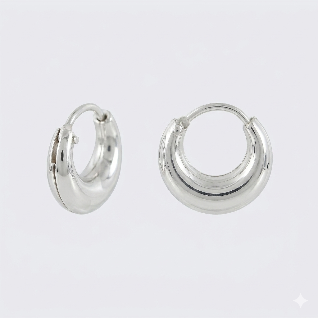 Men's Kaju Bali in 925 Sterling Silver - Pair