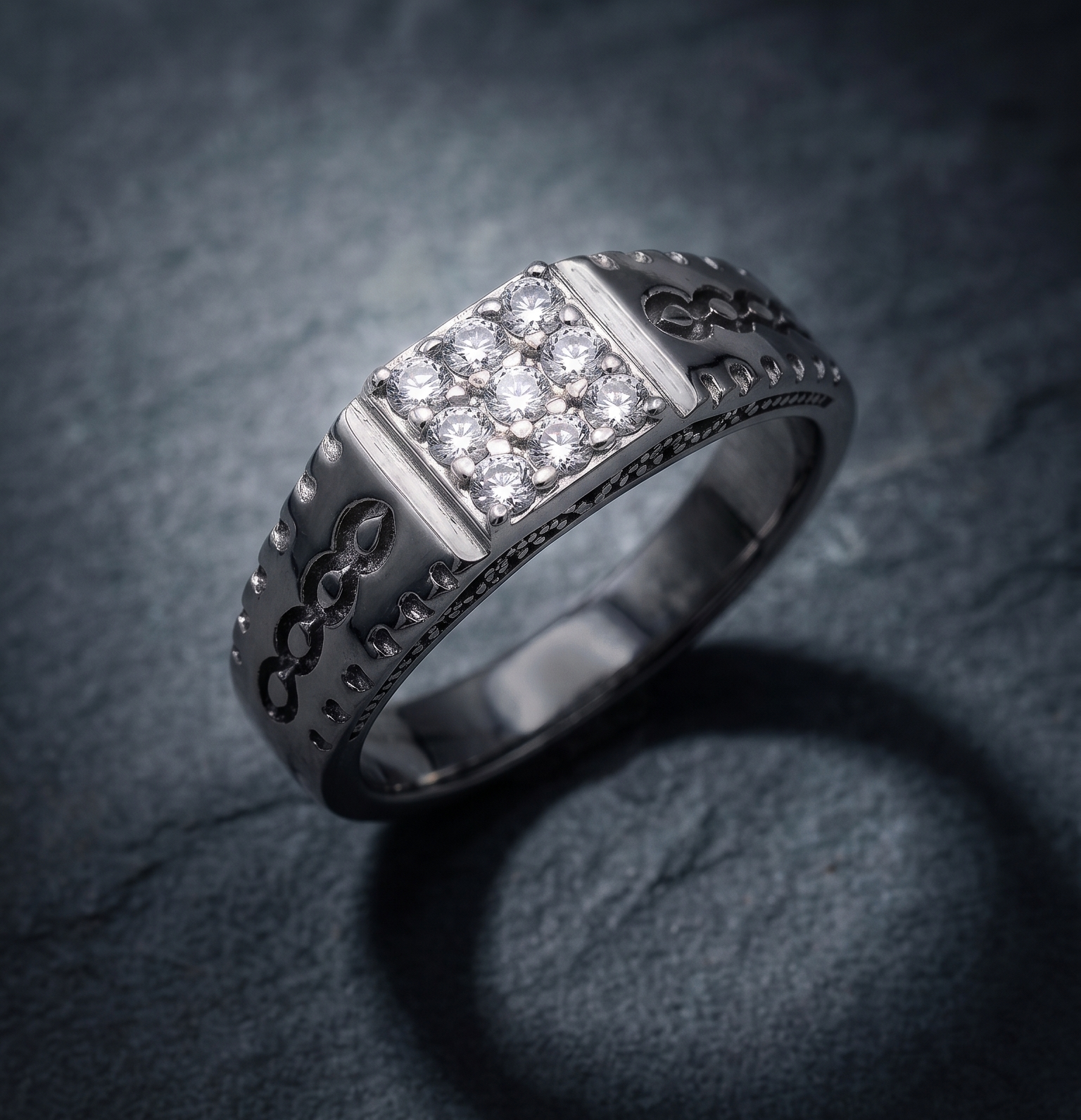 Men's Stellar Ring in 925 Sterling Silver