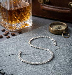 Vector Link 925 Sterling Silver Bracelet