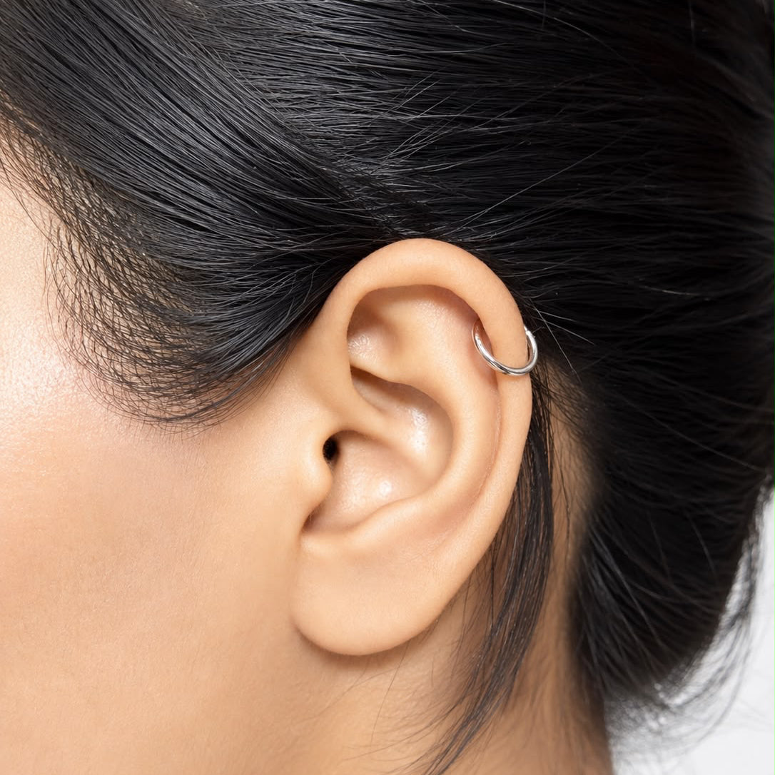 925 Sterling Silver Minimalist Hoops - Zeno Jewels