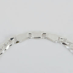 Men's 925 Silver Cuban Evil Eye Bracelet – Bold Protection