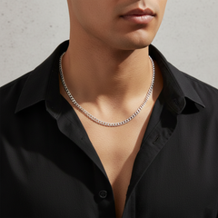 925 Sterling Silver Men’s Cuban Link Chain