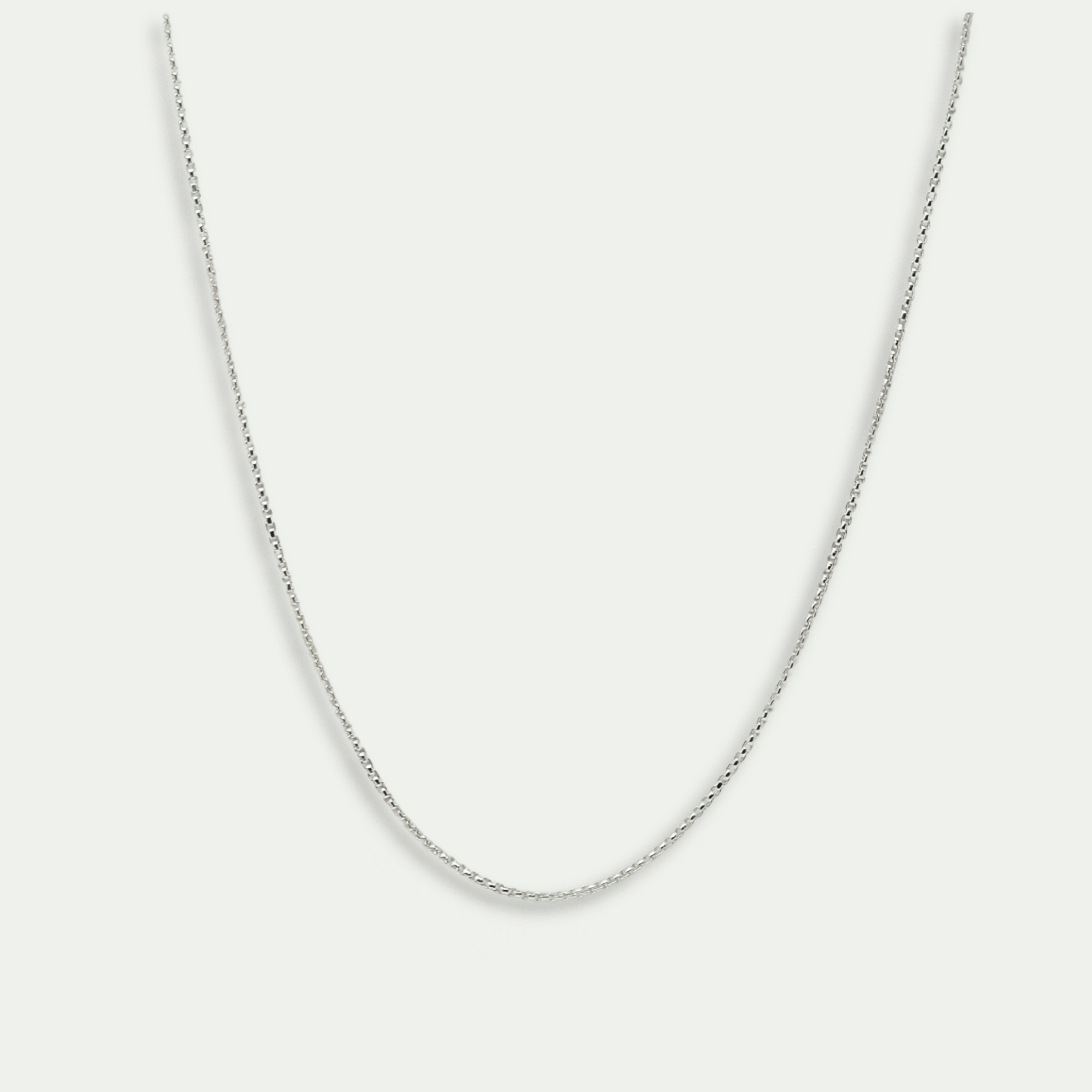 925 Sterling Silver Curb Chain Necklace – Durable & Stylish