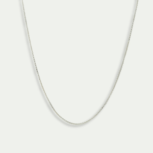 925 Silver Box Chain for Pendants – Sleek Minimal Design